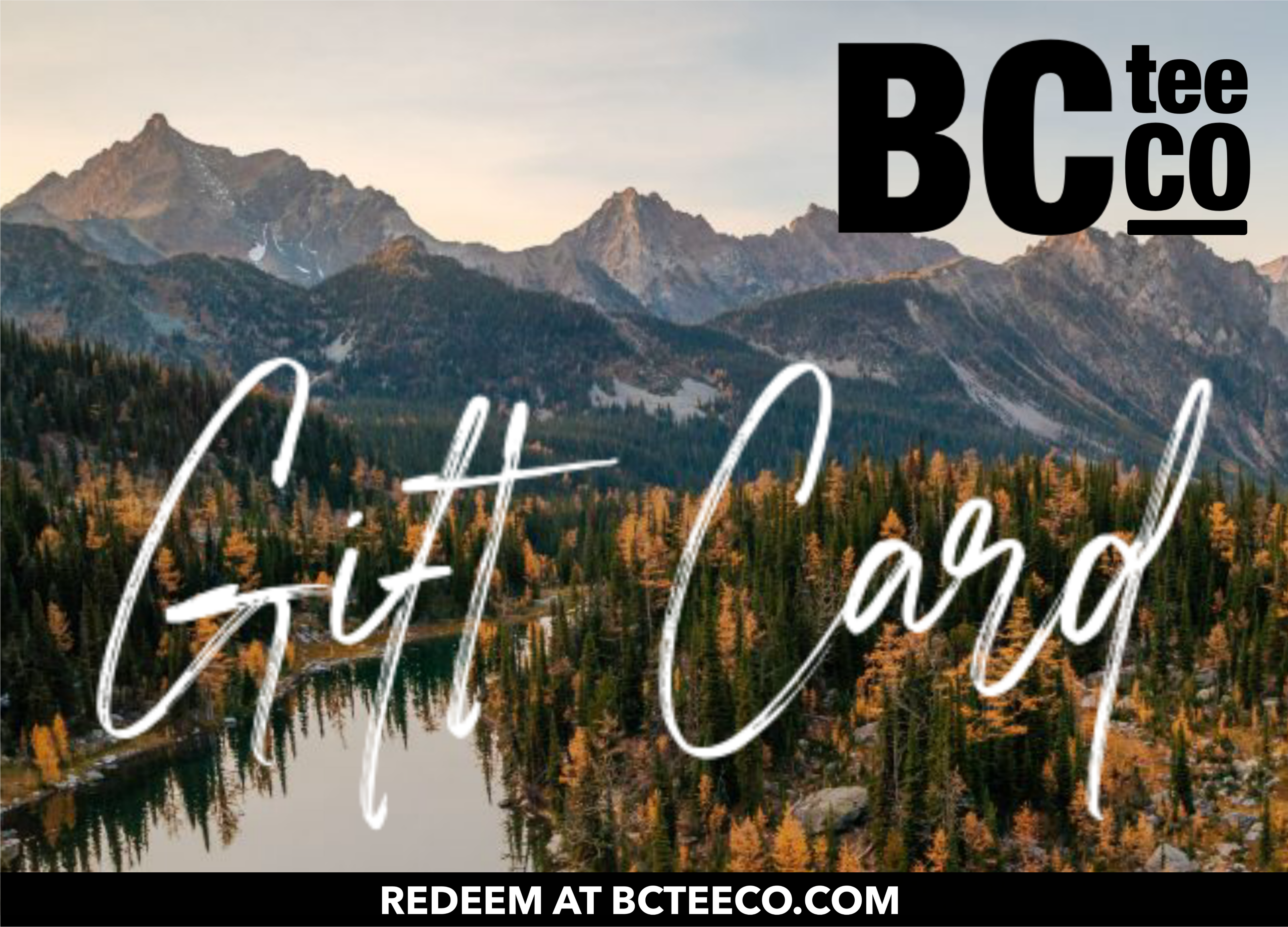The BC Tees Gift Card