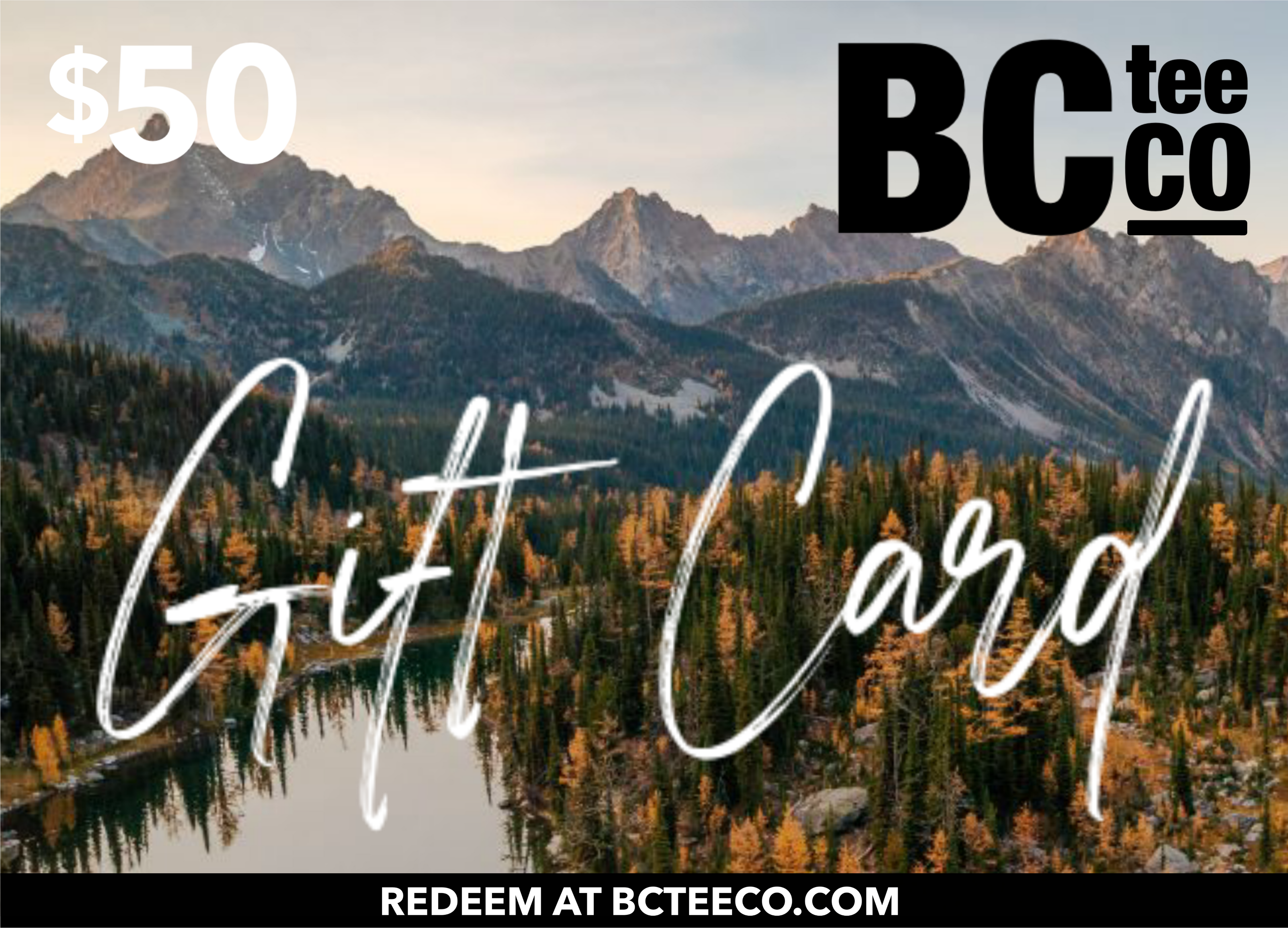 The BC Tees Gift Card